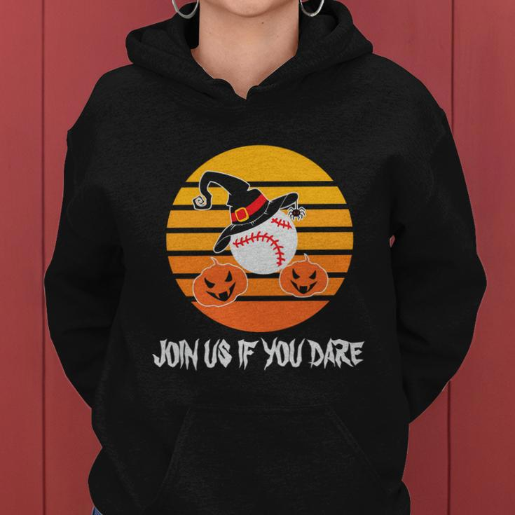 Join Us If You Dare Halloween Quote V2 Women Hoodie