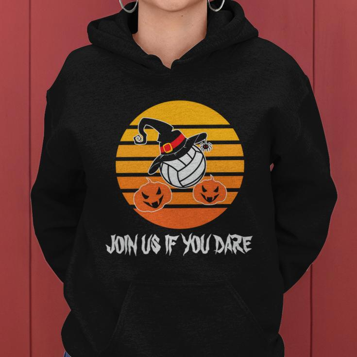 Join Us If You Dare Halloween Quote V6 Women Hoodie
