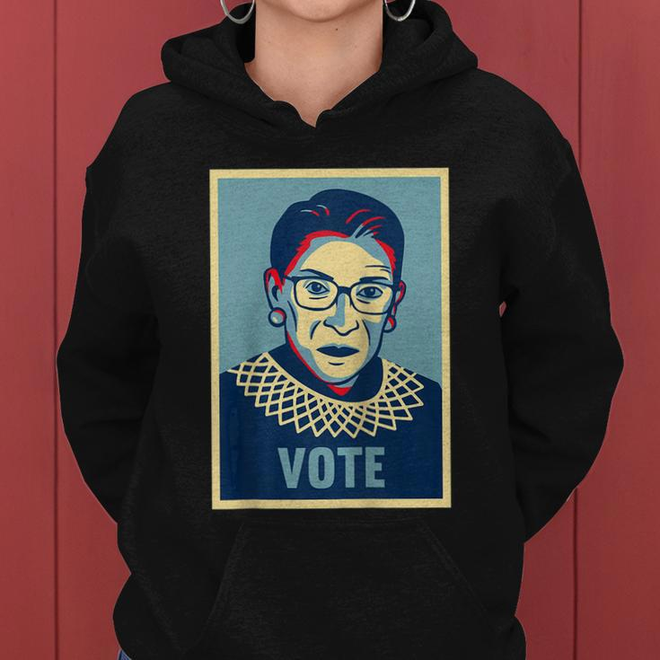 Jusice Ruth Bader Ginsburg Rbg Vote Voting Election Women Hoodie