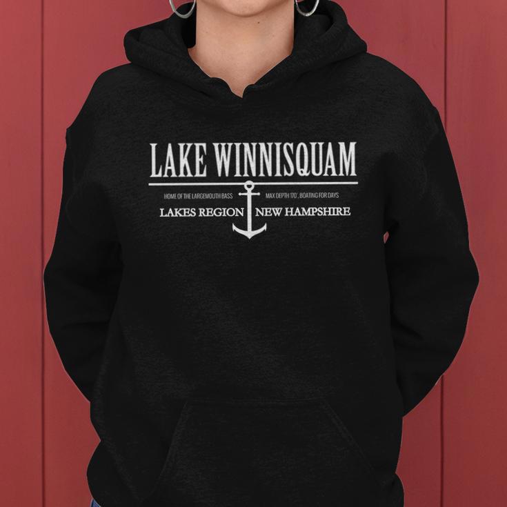 Lake Winnisquam Boating Gift Women Hoodie