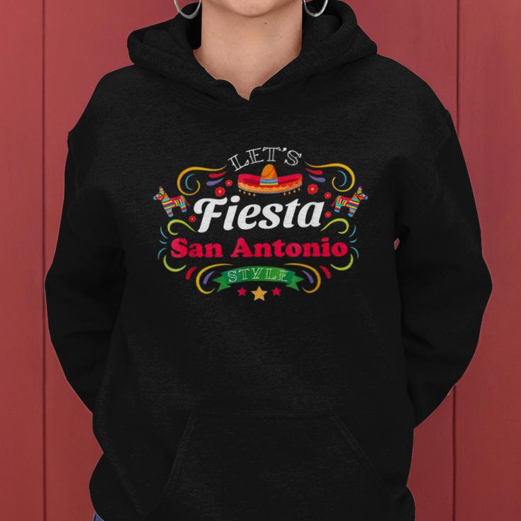 Lets Fiesta Drinking Party San Antonio Cinco De Mayo Women Hoodie