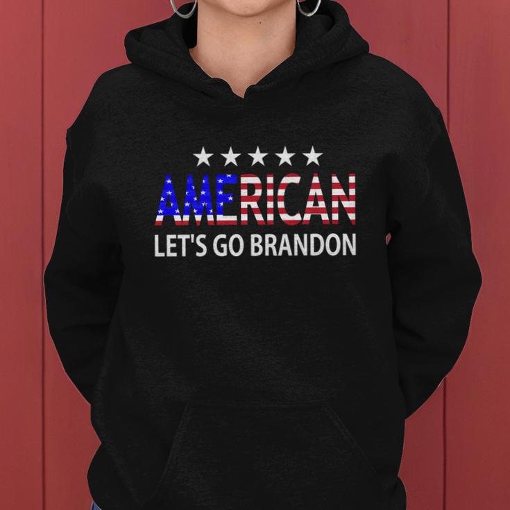 Lets Go Brandon American Women Hoodie