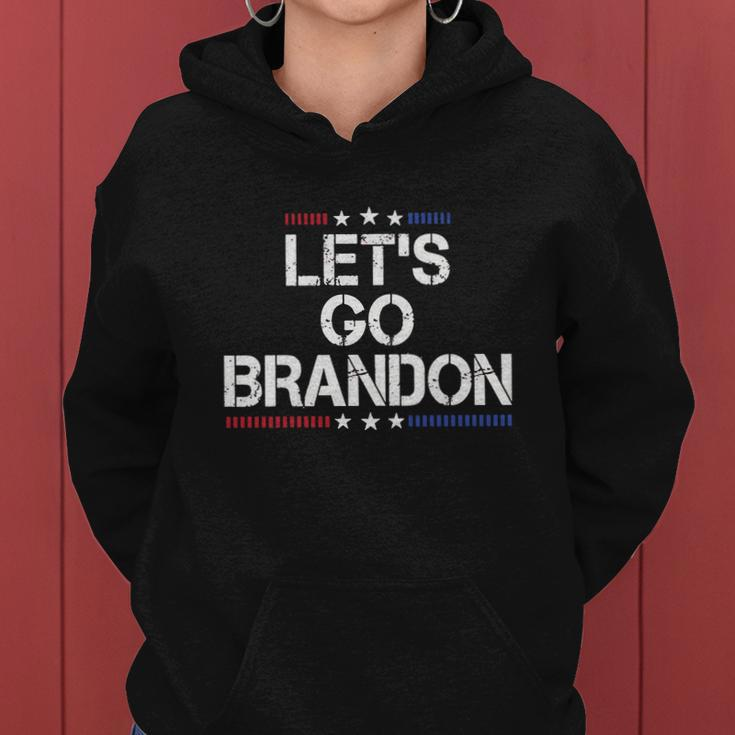 Lets Go Brandon Essential Brandon Funny Political Women Hoodie