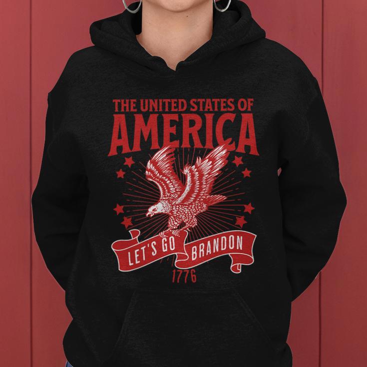 Let’S Go Brandon Usa America Trump 2024 Desantis Women Hoodie