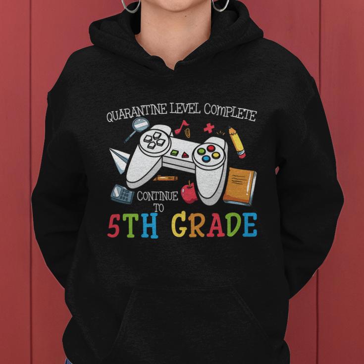 Level Complete 5Th Grade Back To School First Day Of School Women Hoodie