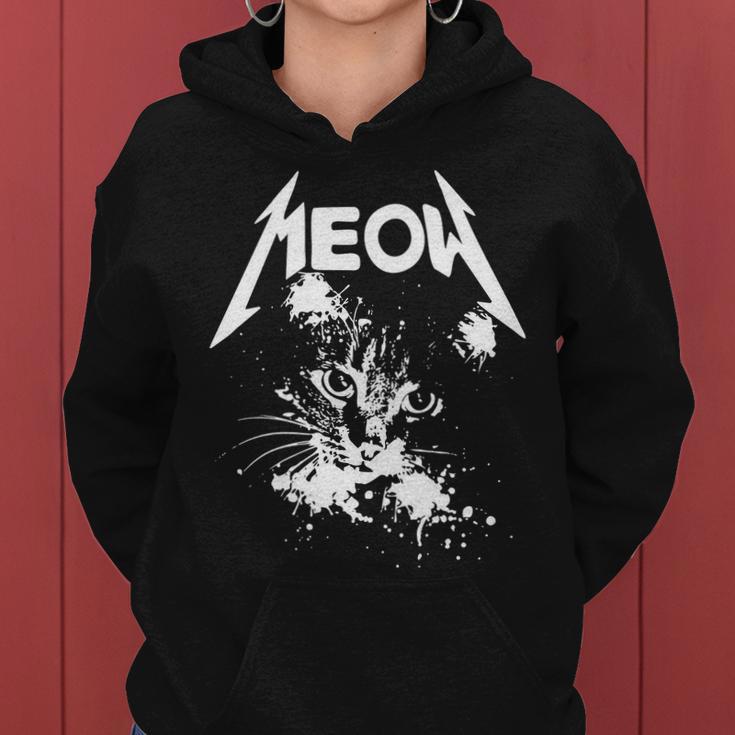 Lightning Cat Meow Logo Tshirt Women Hoodie