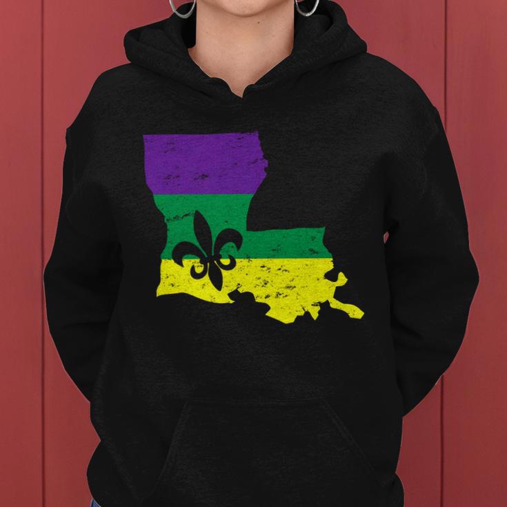 Louisiana Mardi Gras Tshirt Women Hoodie