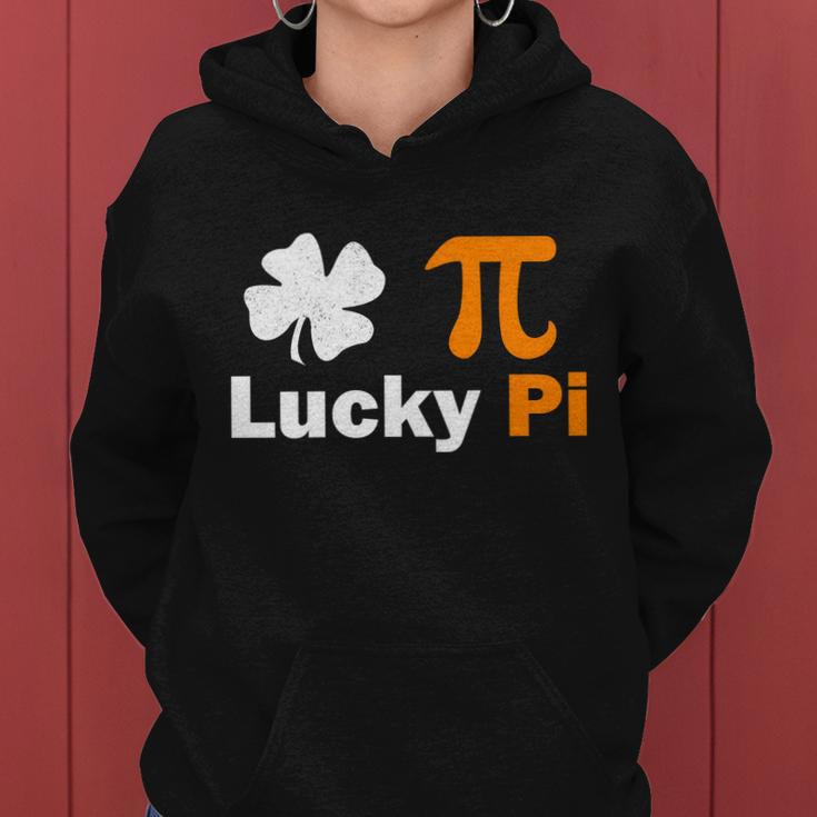 Lucky Pi St Patricks Day Clover T-Shirt Graphic Design Printed Casual Daily Basic Women Hoodie
