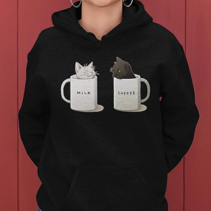 Milk N Coffee Kitties Women Hoodie