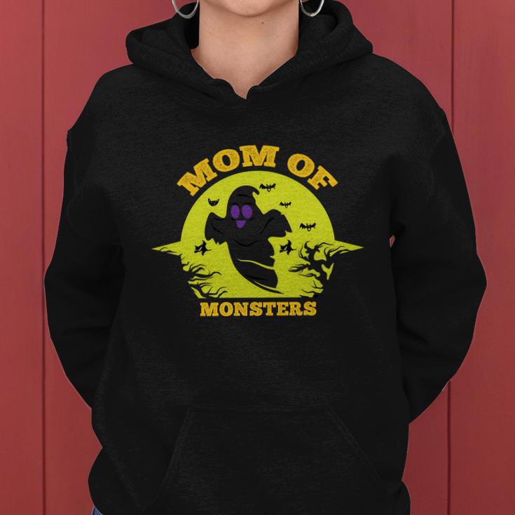 Mom Of Monsters Halloween Quote Women Hoodie