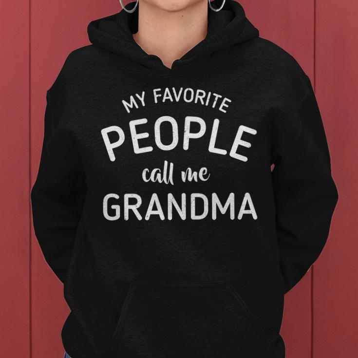 My Favorite People Call Me Grandma V2 Women Hoodie