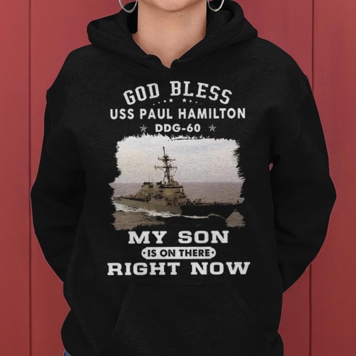 My Son Is On Uss Paul Hamilton Ddg Women Hoodie