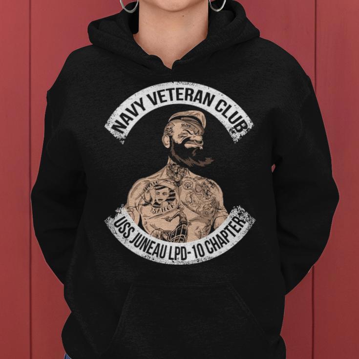 Navy Uss Juneau Lpd Women Hoodie