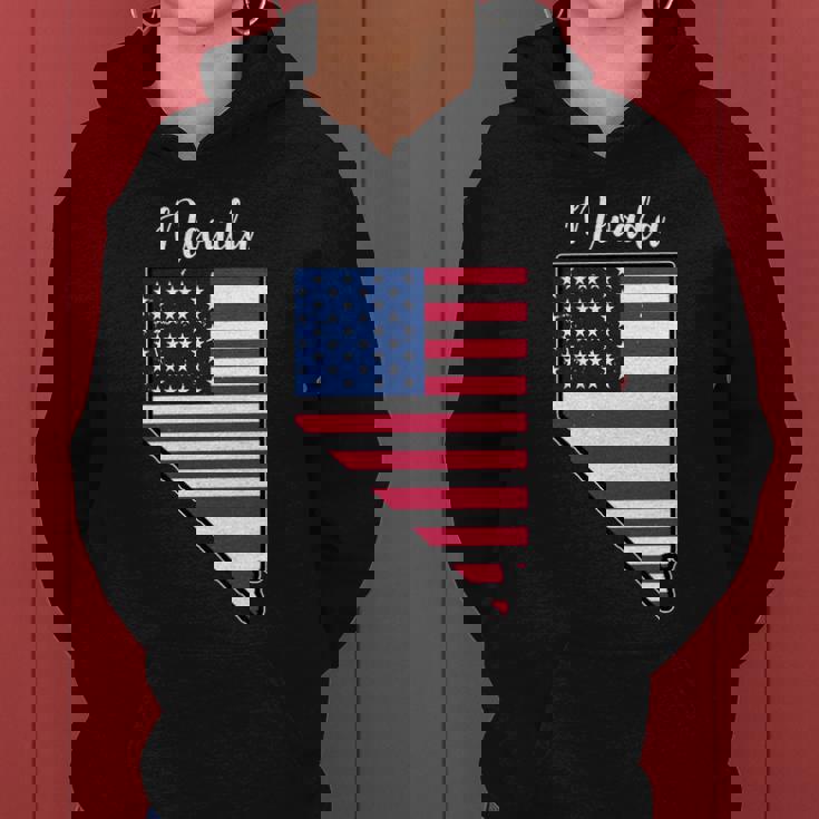 Nevada United States Map Women Hoodie