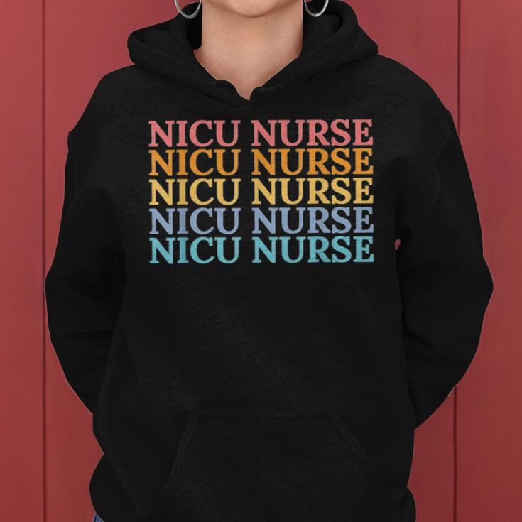 Nicu Nurse Neonatal Labor Intensive Care Unit Nurse V2 Women Hoodie