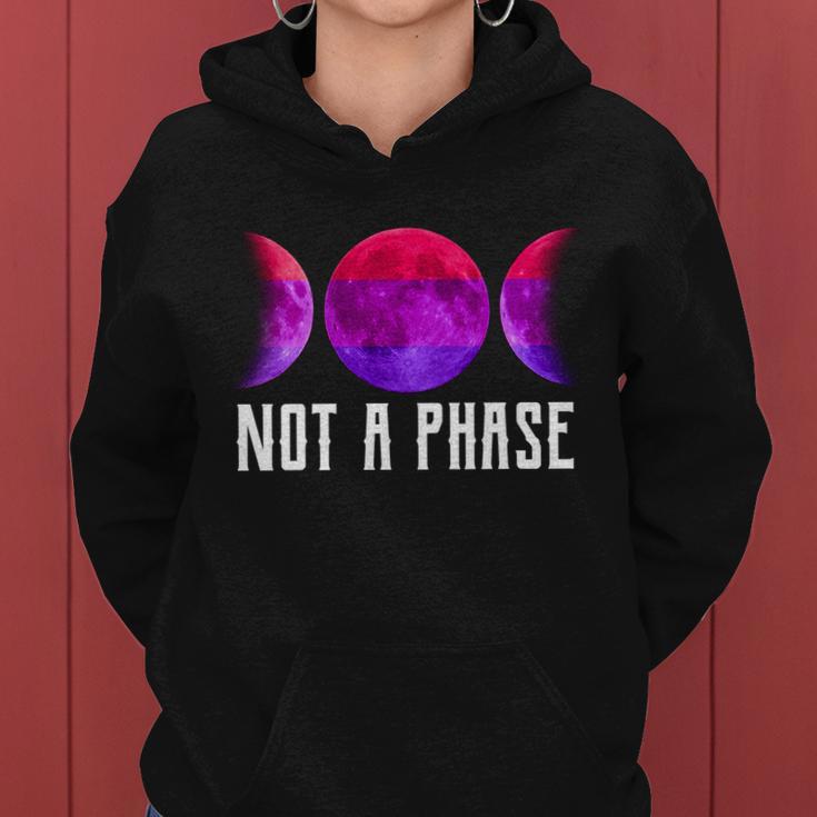 Not A Phase Bi Pride Bisexual Women Hoodie