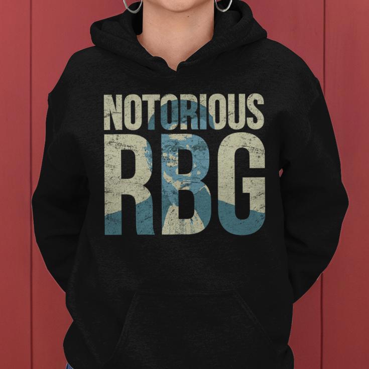 Notorious Rbg Blue Logo Tshirt Women Hoodie