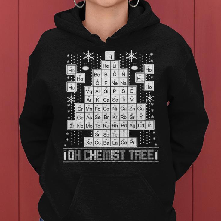 Oh Chemistry Tree Chemist Ugly Christmas Sweater Tshirt Women Hoodie