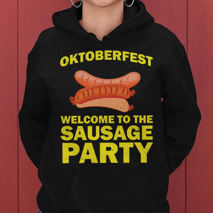 Oktoberfest Welcome To The Sausage Party Women Hoodie
