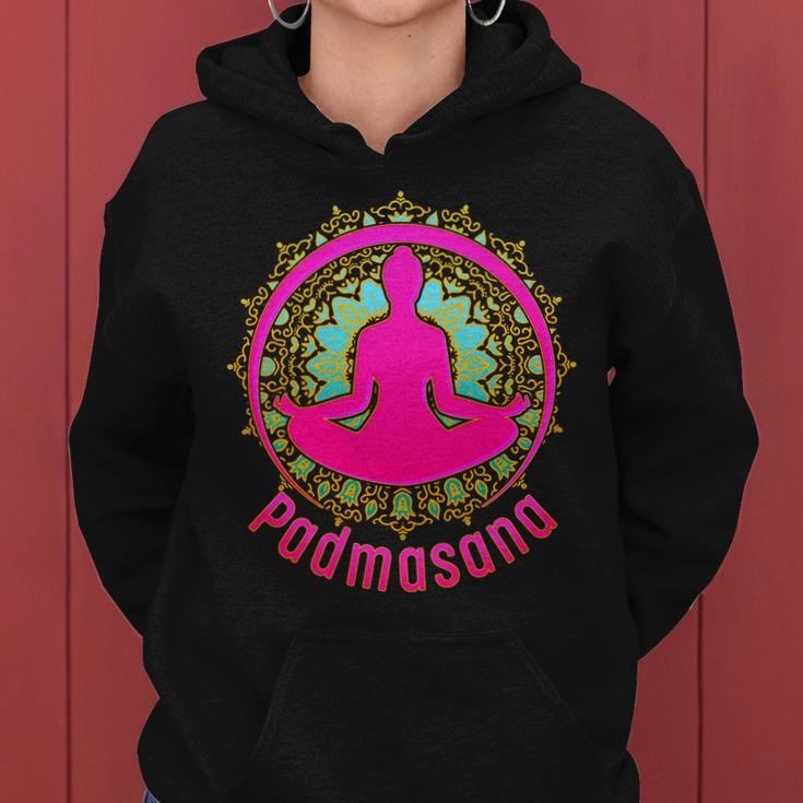 Padmasana Yoga Lotus Pose Women Hoodie