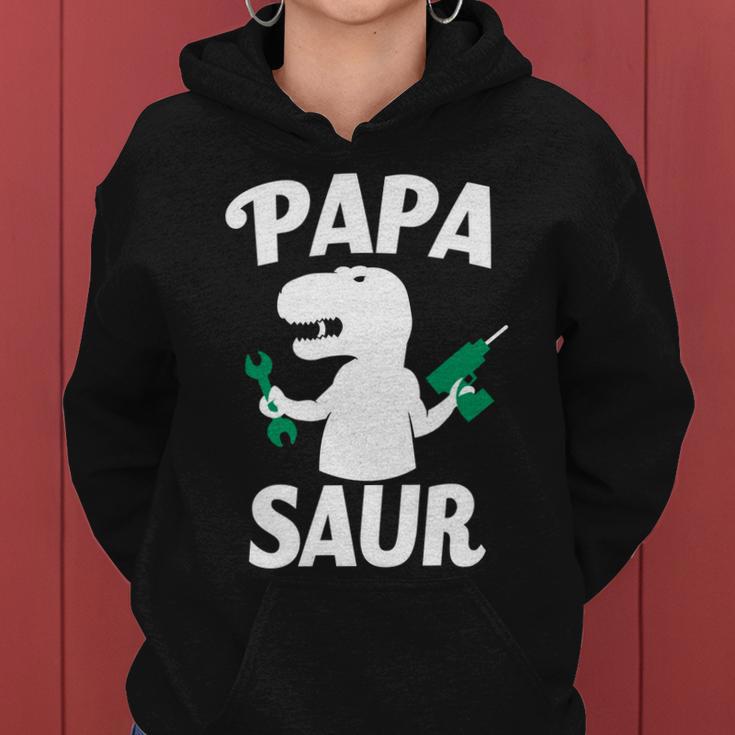 Papa Saur Fix Things Women Hoodie