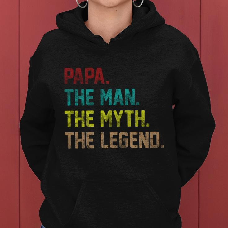 Papa The Man The Myth The Legend Vintage Tshirt Women Hoodie