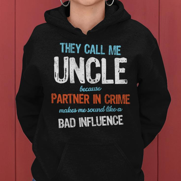 Partner In Crime Uncle Tshirt Women Hoodie