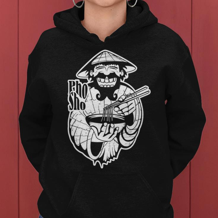 Pho Sho Funny Vietnamese Graphic Design Printed Casual Daily Basic Women Hoodie