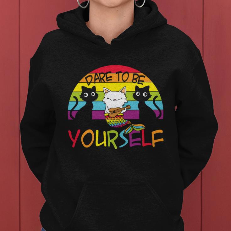 Pride Month Dare To Be Yourself Lgbt Women Hoodie