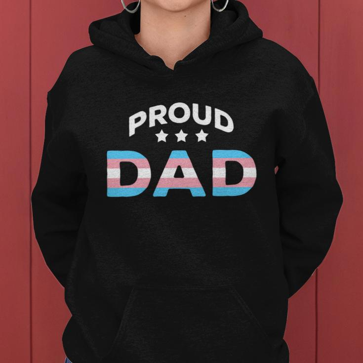 Proud Dad Of Transgender Lgbt Trans Flag Meaningful Gift Design Funny Gift Women Hoodie