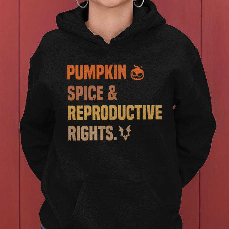 Pumpkin Spice Reproductive Rights Design Pro Choice Feminist Gift Women Hoodie