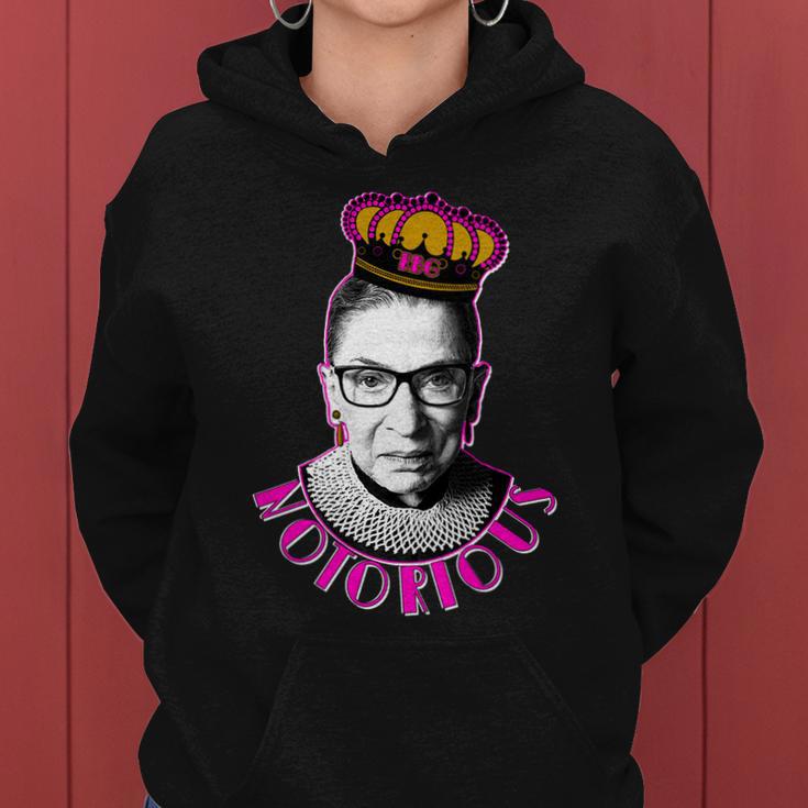 Queen Notorious Rbg Ruth Bader Ginsburg Tribute Women Hoodie