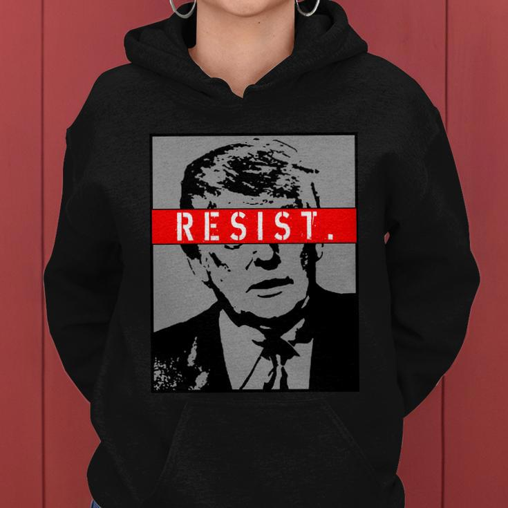 Resist President Donald Trump Anti Trump The Resistance Tshirt Women Hoodie
