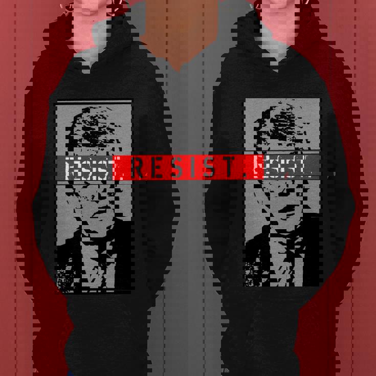 Resist President Donald Trump Anti Trump The Resistance Women Hoodie