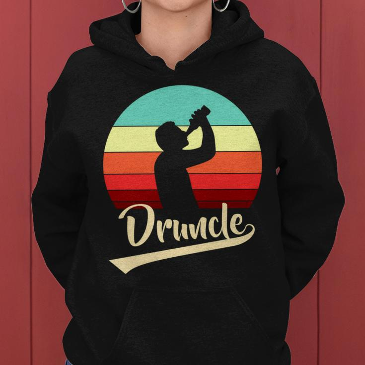 Retro Druncle Logo Tshirt Women Hoodie