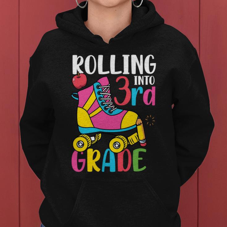 Rolling Into 3Rd Grade Back To School Women Hoodie