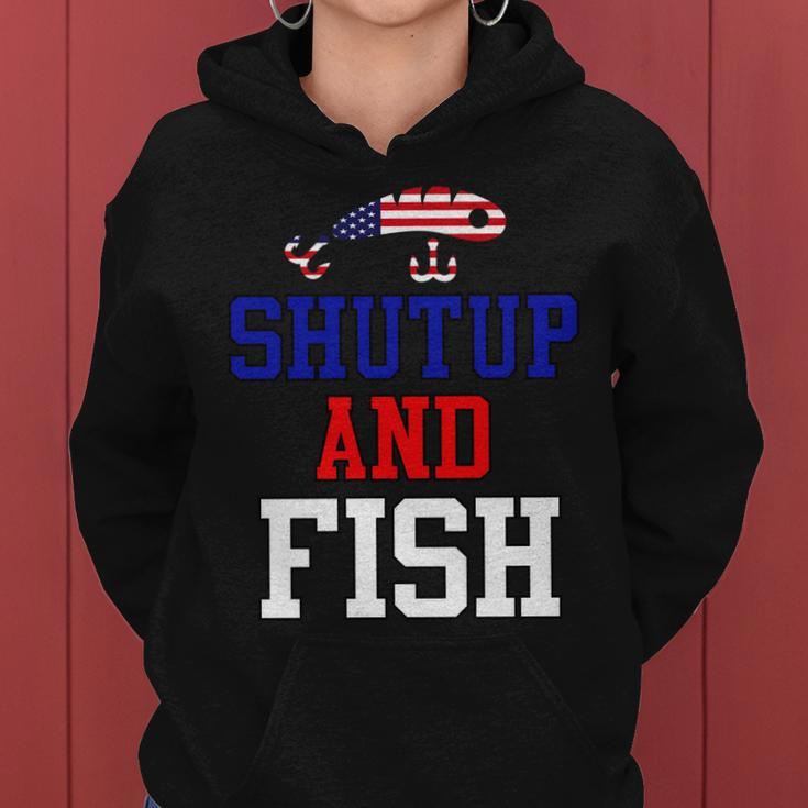 Shut Up And Fish Tshirt Women Hoodie