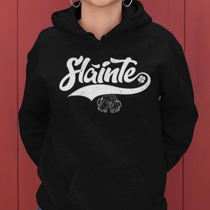 Slainte Irish Cheers Tshirt Women Hoodie