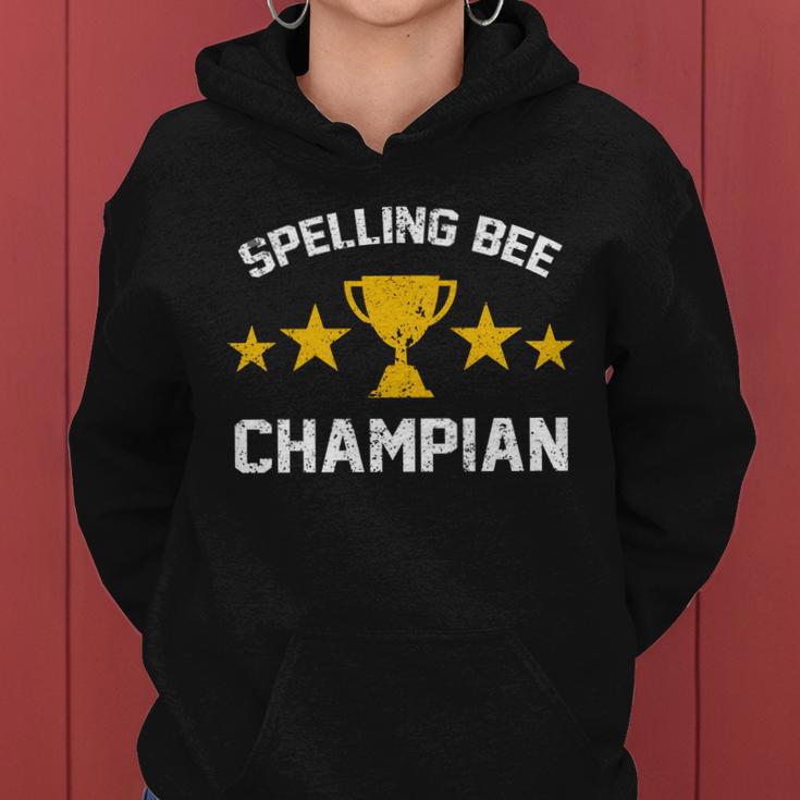 Spelling Bee Champian Funny Women Hoodie