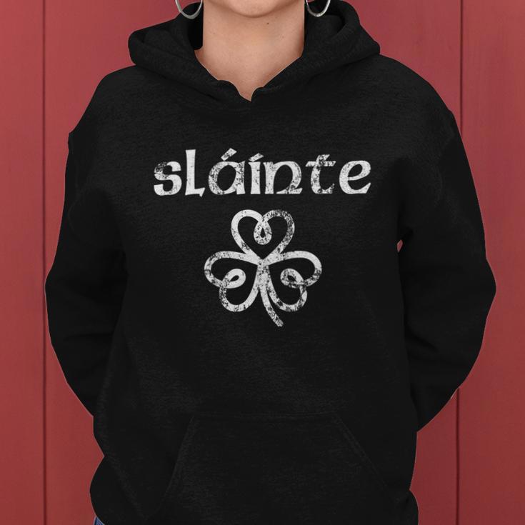 St Patricks Day Slainte Funny St Patricks Day Tshirt Women Hoodie