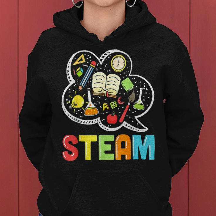 Steam Teacher And Student Back To School Stem Tee Women Hoodie