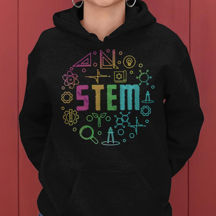 Stem Science Technology Engineering Math Teacher Gifts Women Hoodie