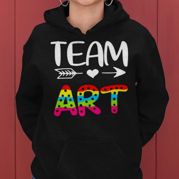 Team Art - Art Teacher Back To School Women Hoodie