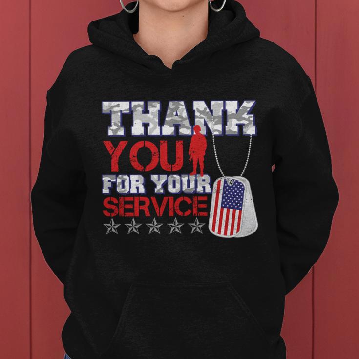 Thank You For Your Service Veterans Day Women Hoodie