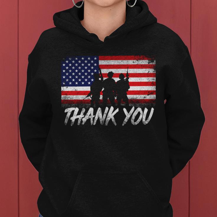 Thank You Usa Troops Women Hoodie