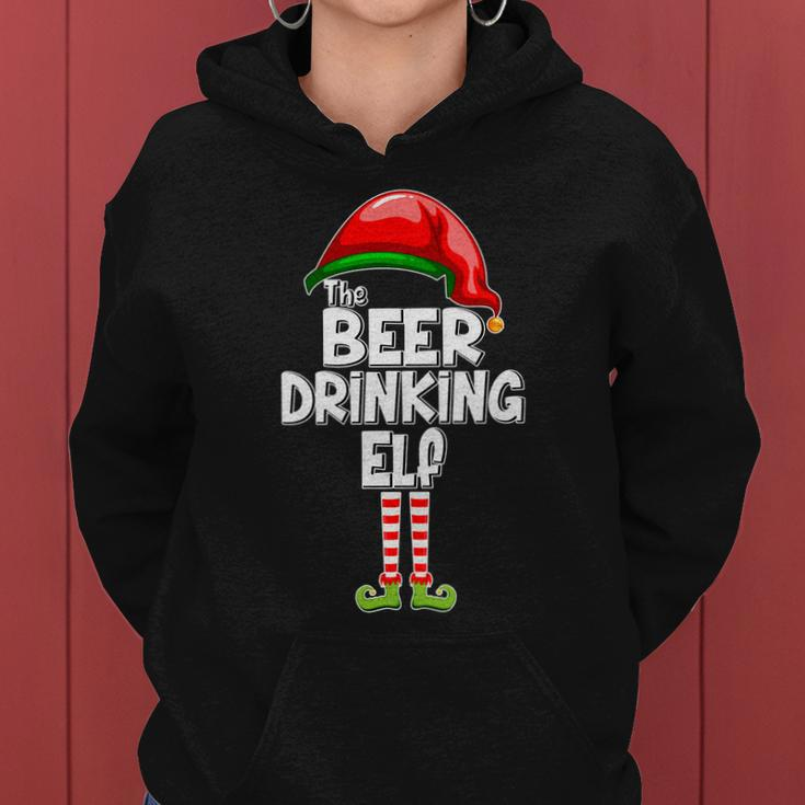 The Beer Drinking Elf Family Matching Christmas Tshirt Women Hoodie