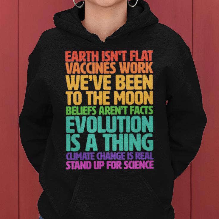 The Earth Isnt Flat Stand Up For Science Tshirt Women Hoodie