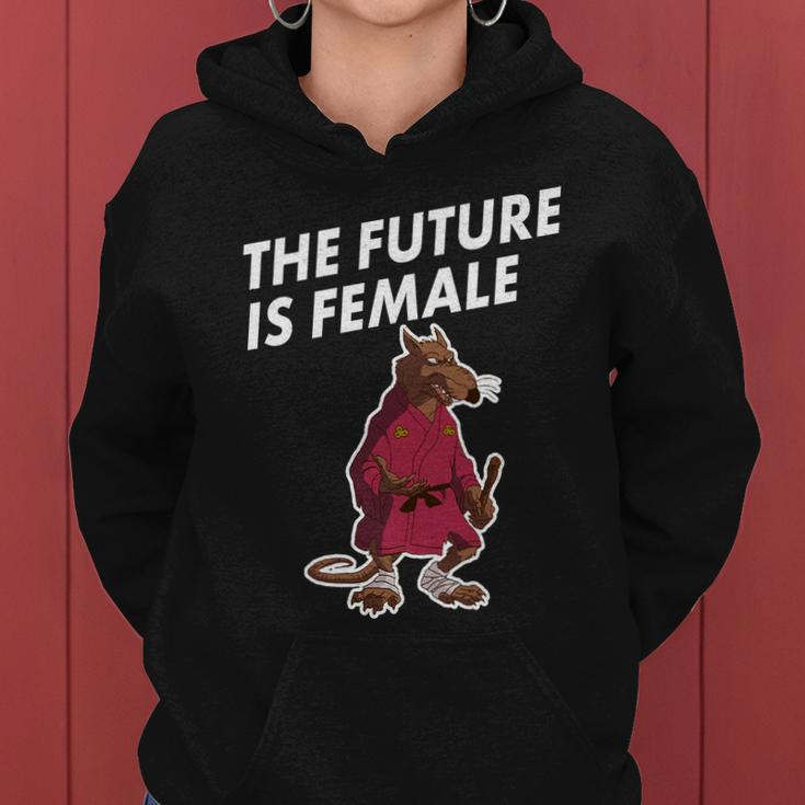 The Future Is Female Funny Splinter Meme Women Hoodie