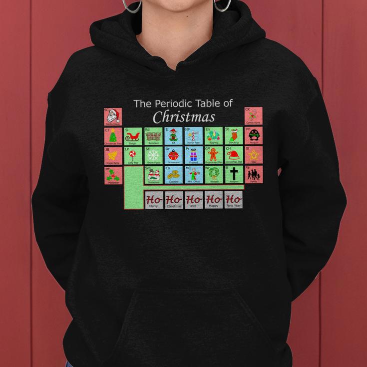 The Periodic Table Of Christmas Elements Tshirt Women Hoodie