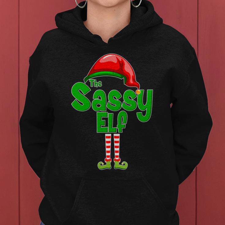 The Sassy Elf Christmas Women Hoodie